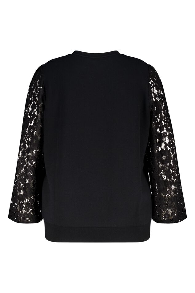 Haut avec manches en dentelle image number 2