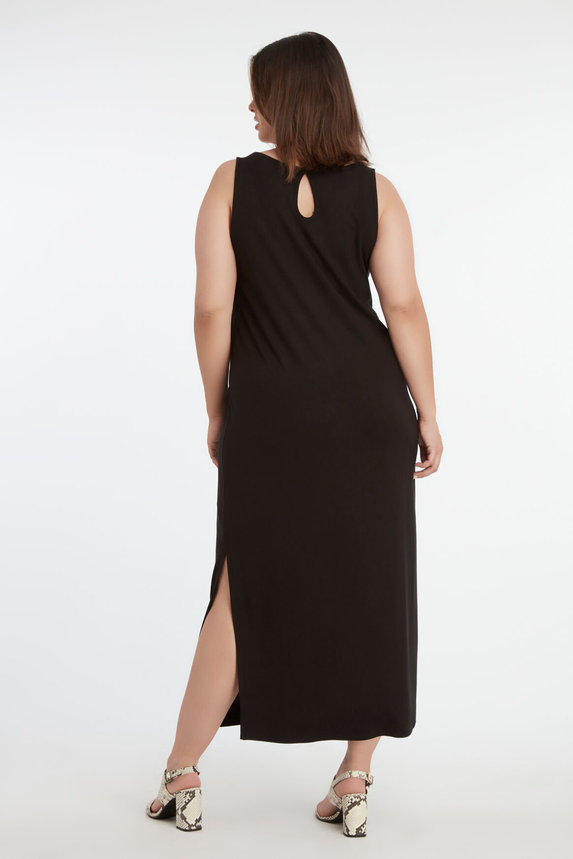 Robe maxi avec fente image number 4