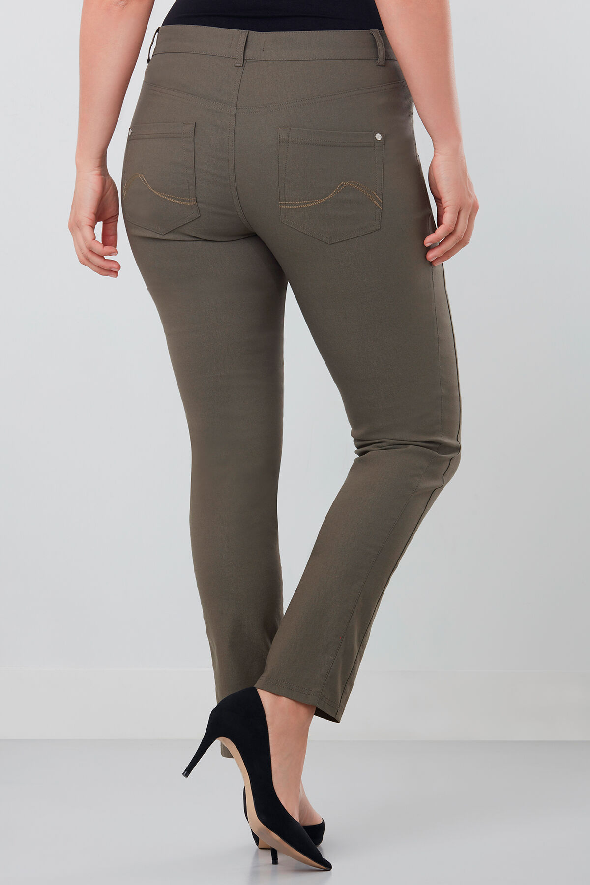 Pantalon avec fermeture &Eacute;clair image number 3