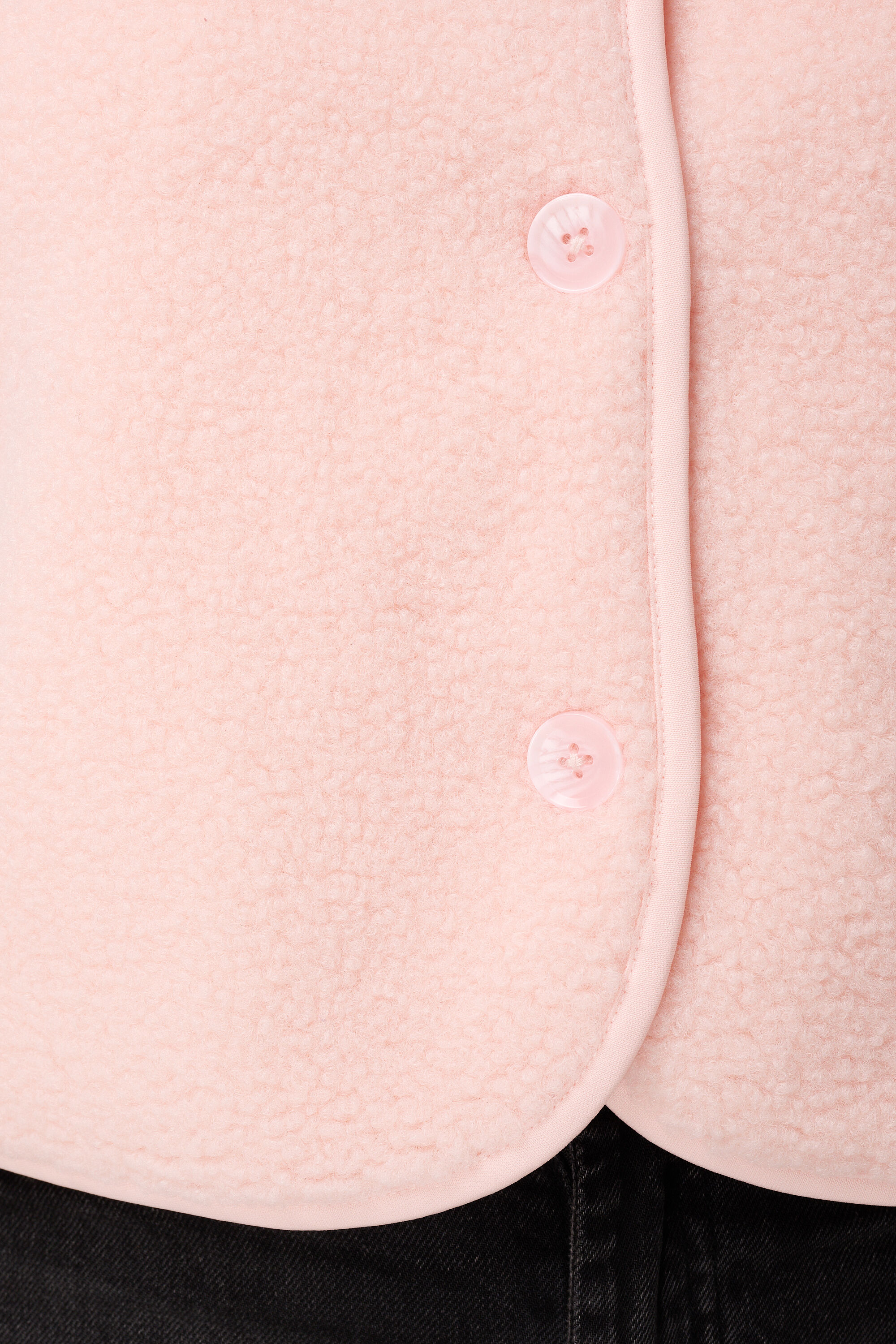 Gilet teddy avec fermeture boutonn&eacute;e image number 6