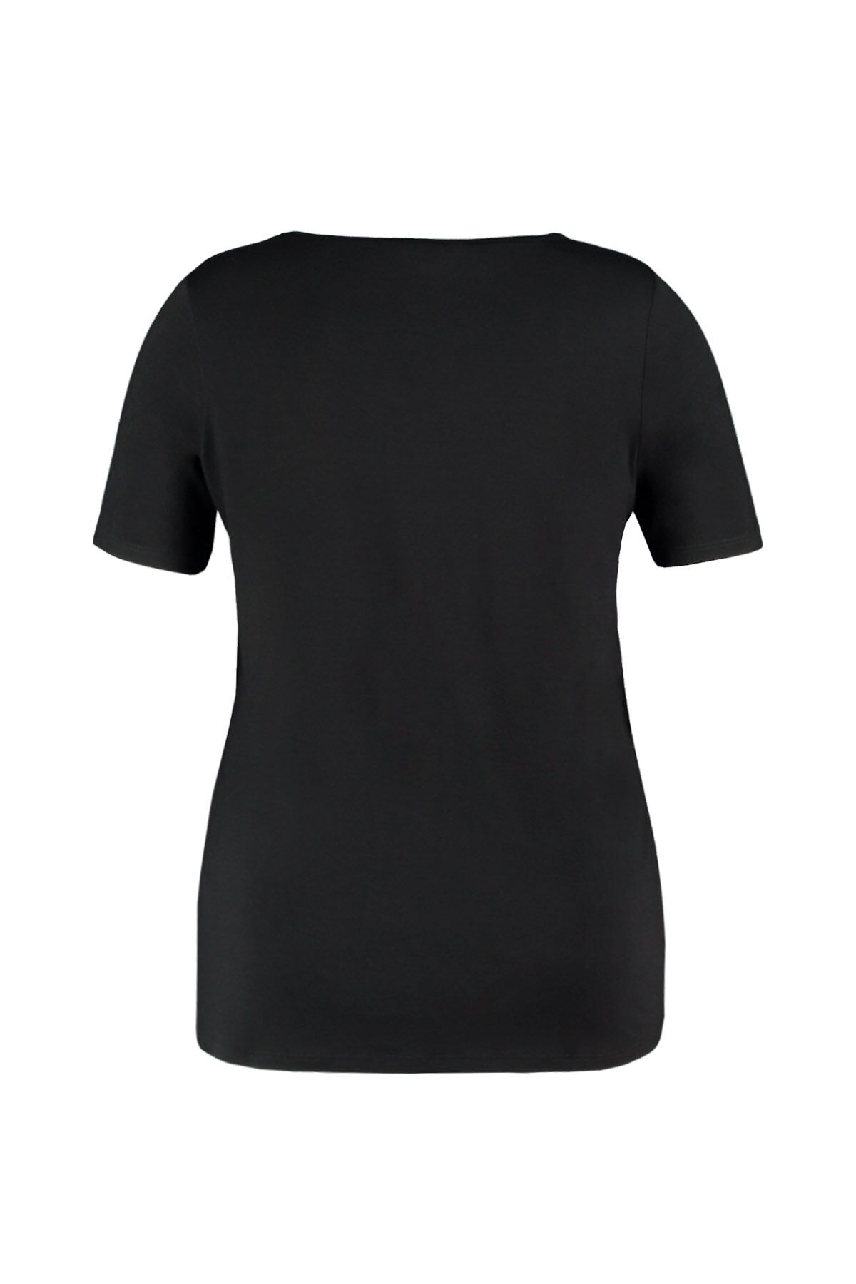 T-shirt avec col v image number 2