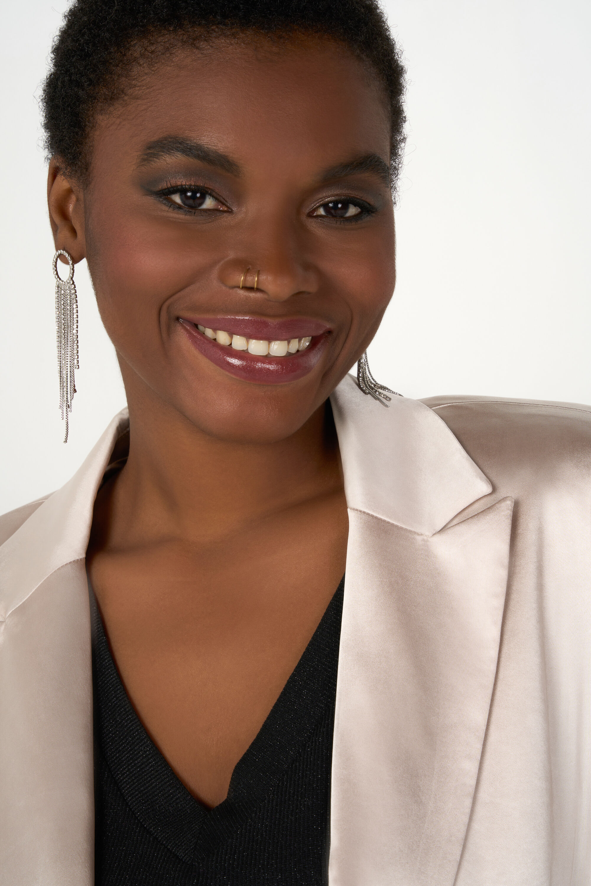 Blazer en satin image number 6