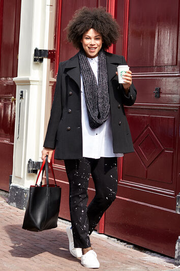 Manteau en m&eacute;lange de laine