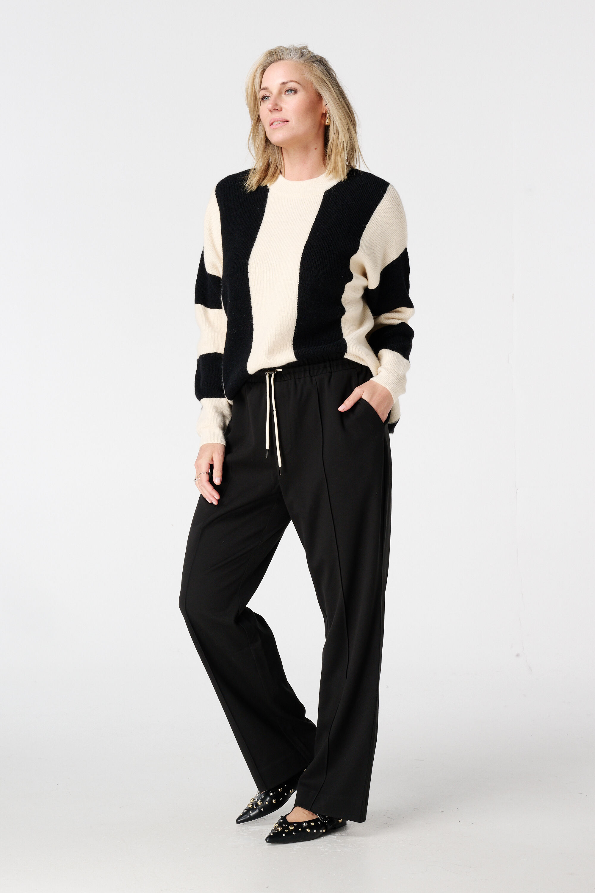 Gilet &agrave; rayures contrastantes image number 5