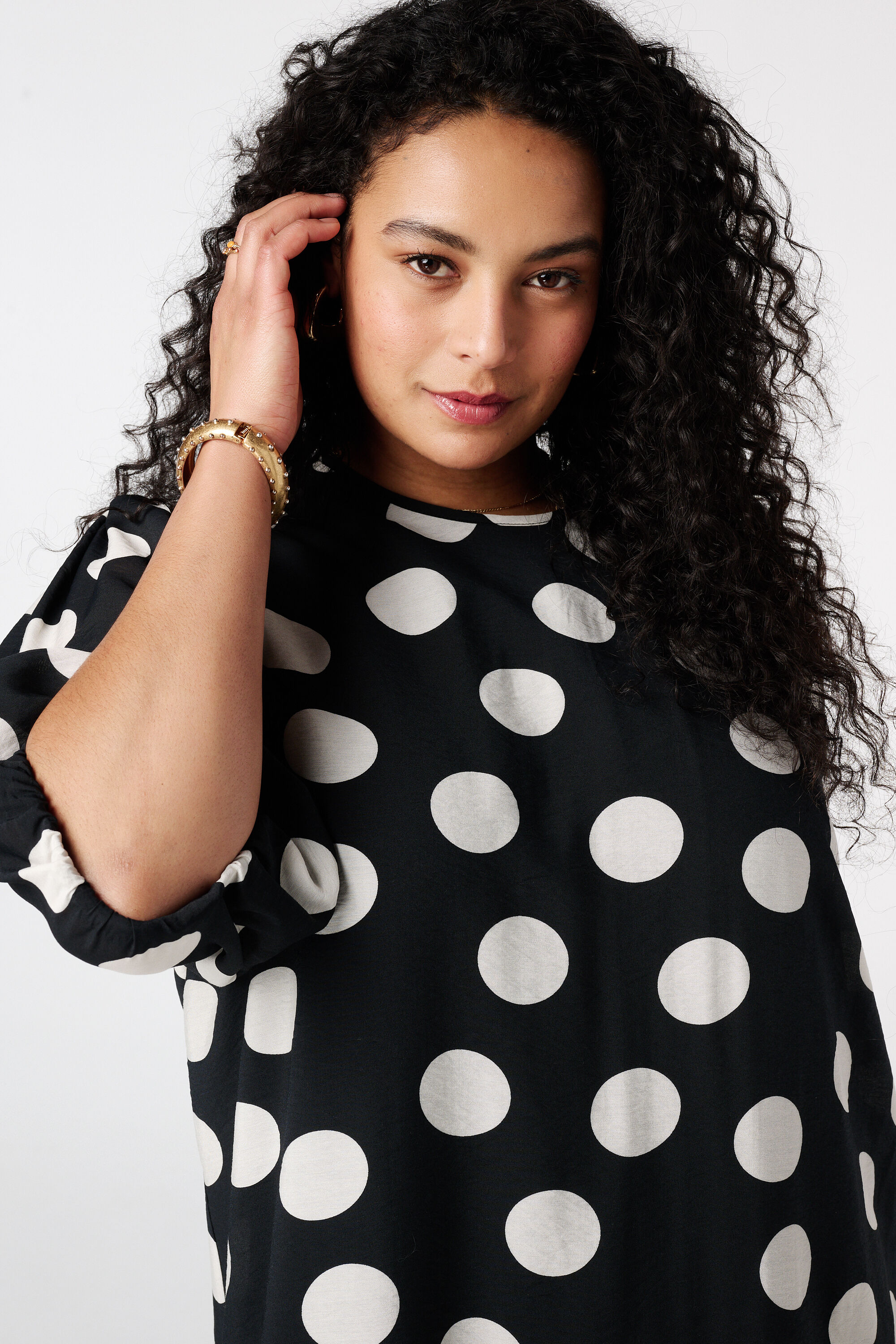 Robe &agrave; imprim&eacute; pois image number 4