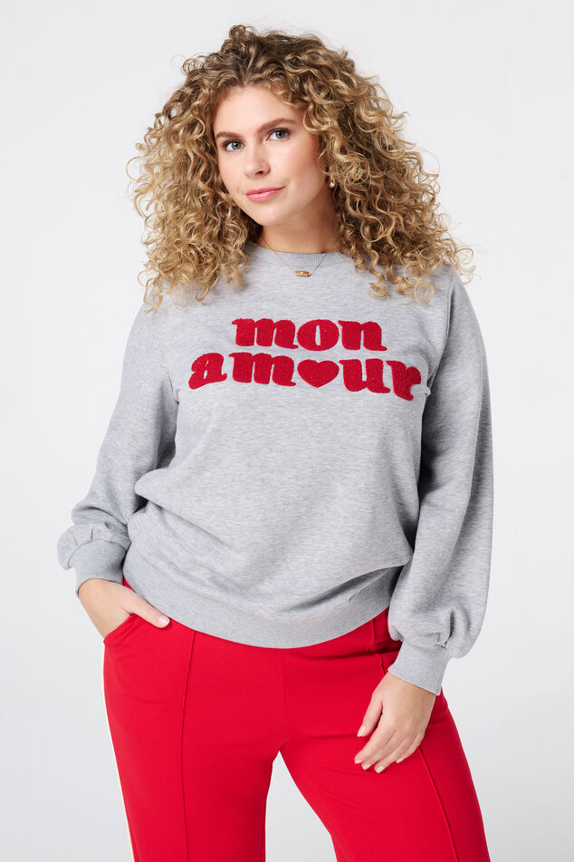 Pull avec inscription image number 0