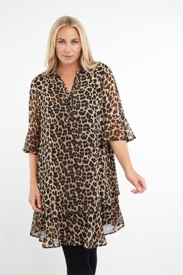 Robe à volants et imprimé  image number 0