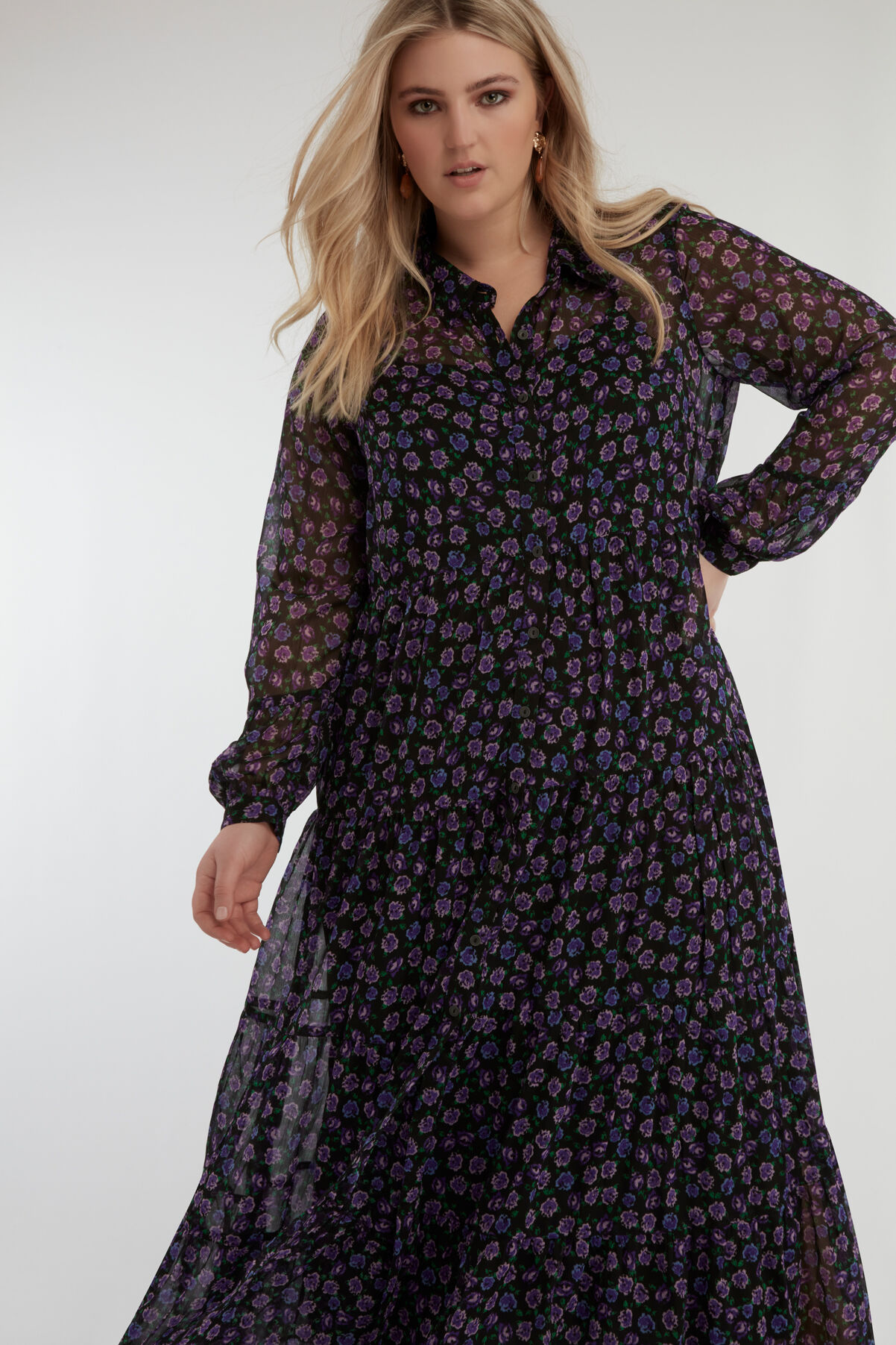 Robe chemise &agrave; imprim&eacute; image number 4