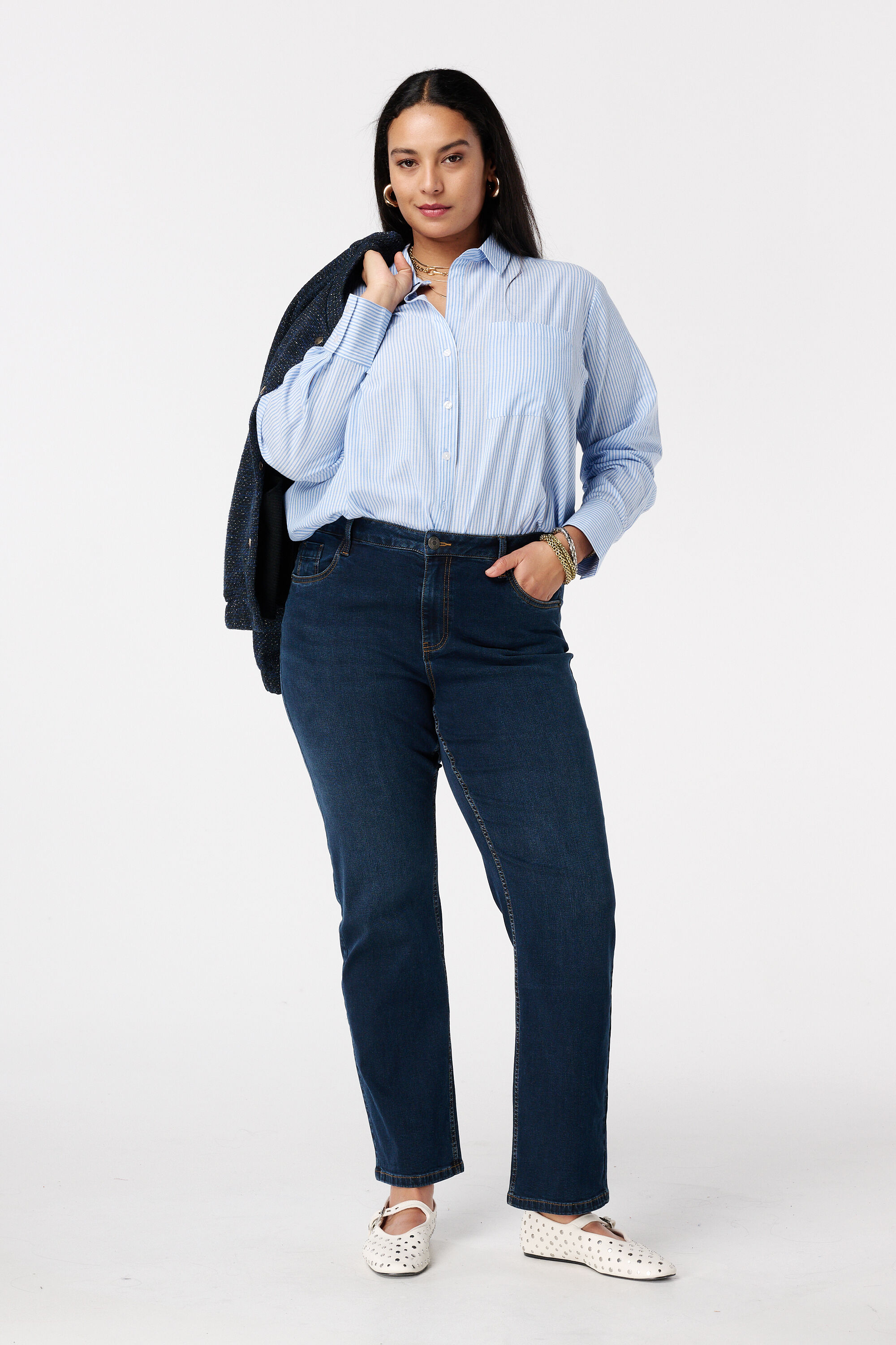 Jean &agrave; jambes droites LILY