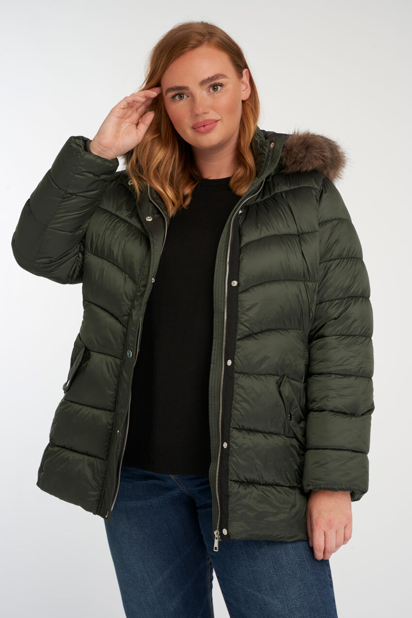 Veste matelass&eacute;e &agrave; capuche  image number 4