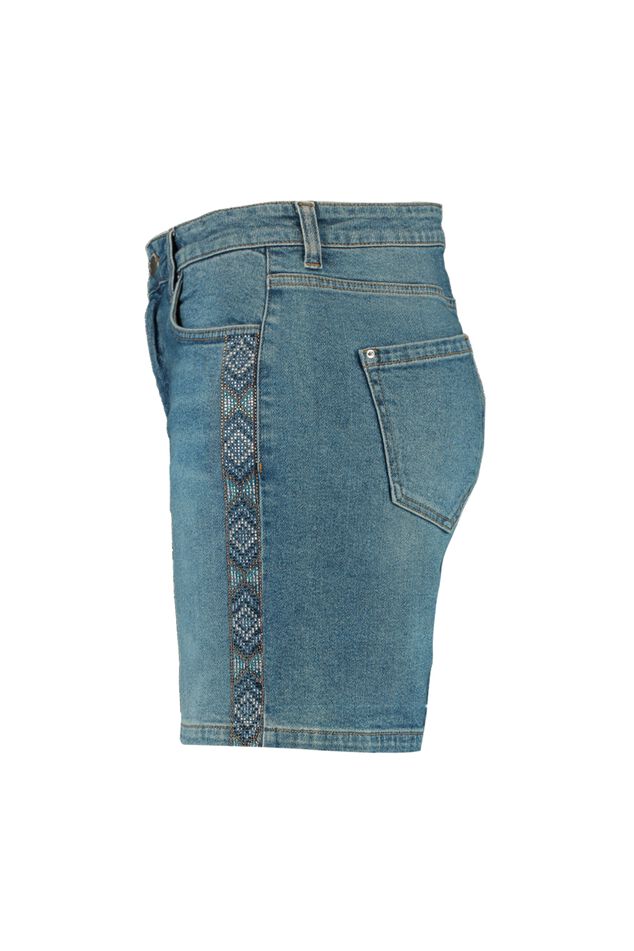 Short en jean avec strass  image number 1