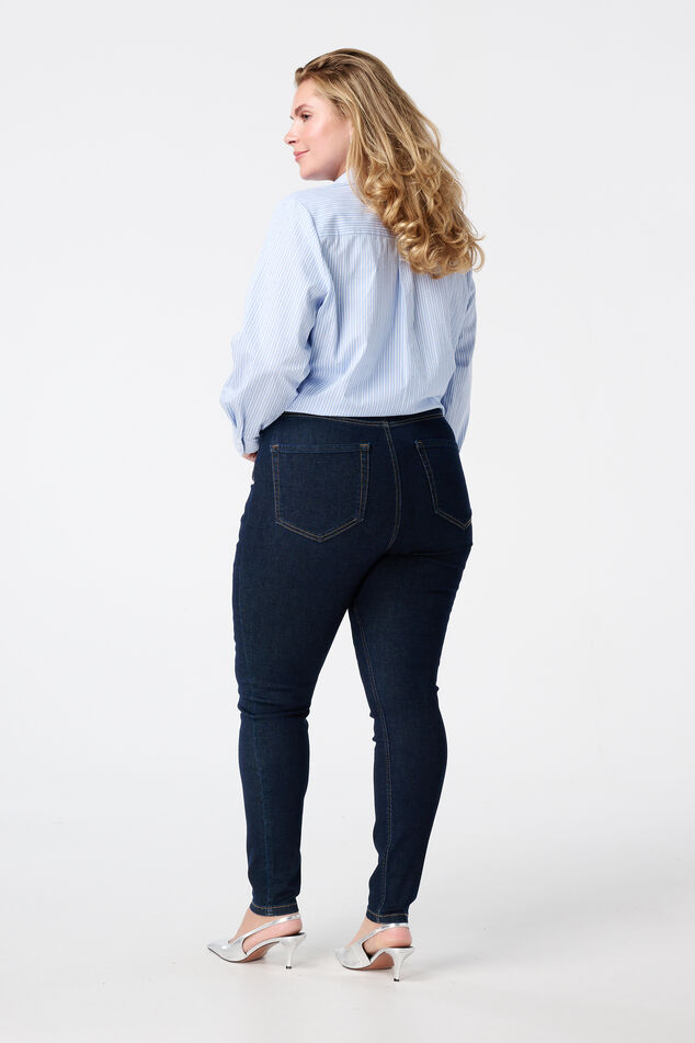 Jean skinny taille haute CHERRY image number 3