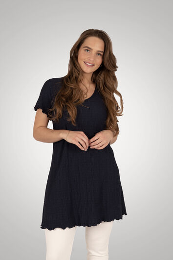 Tunique extensible unie