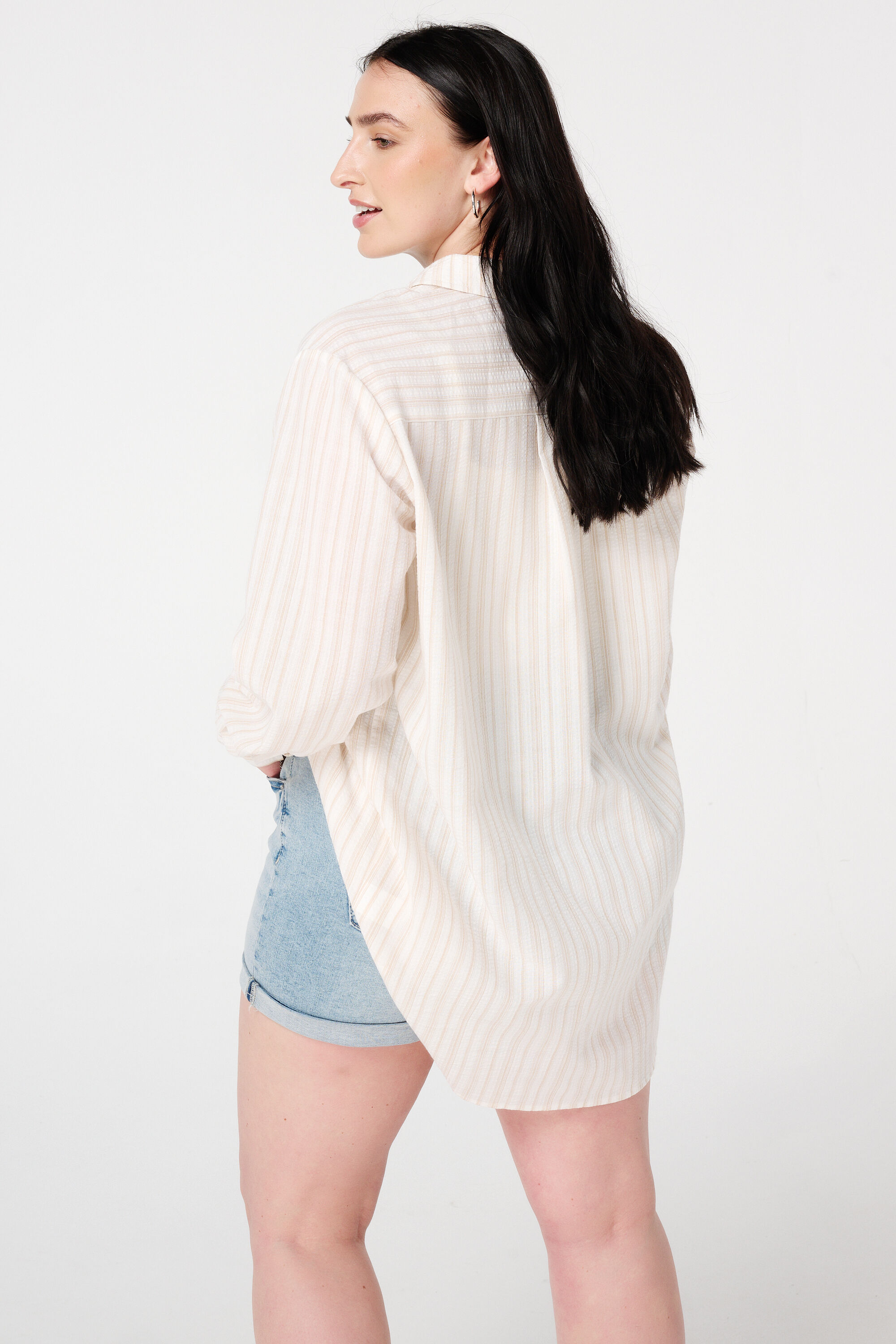 Blouse en coton ray&eacute; image number 3