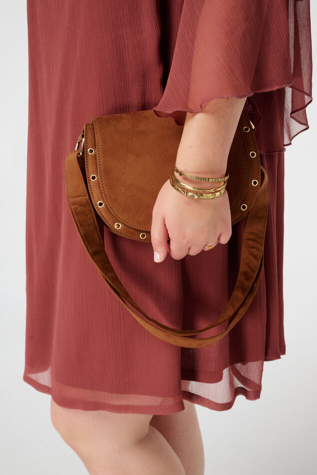 Sac bandoulière aspect daim image number 4