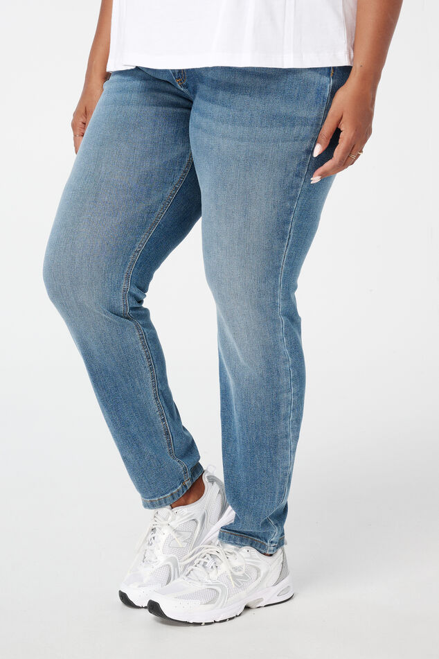 Jean skinny taille haute CHERRY image number 5