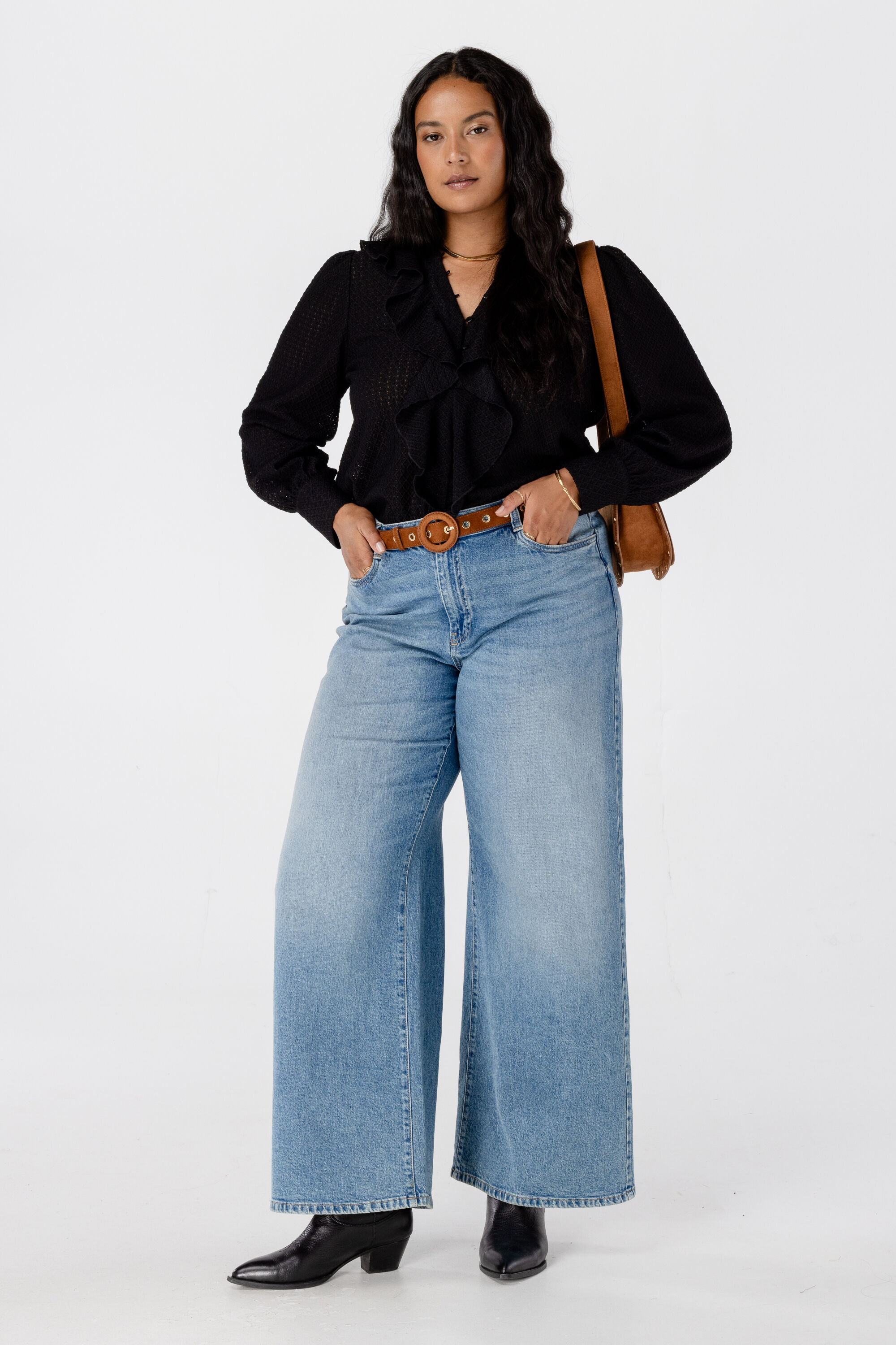 Chemisier &agrave; volants image number 5