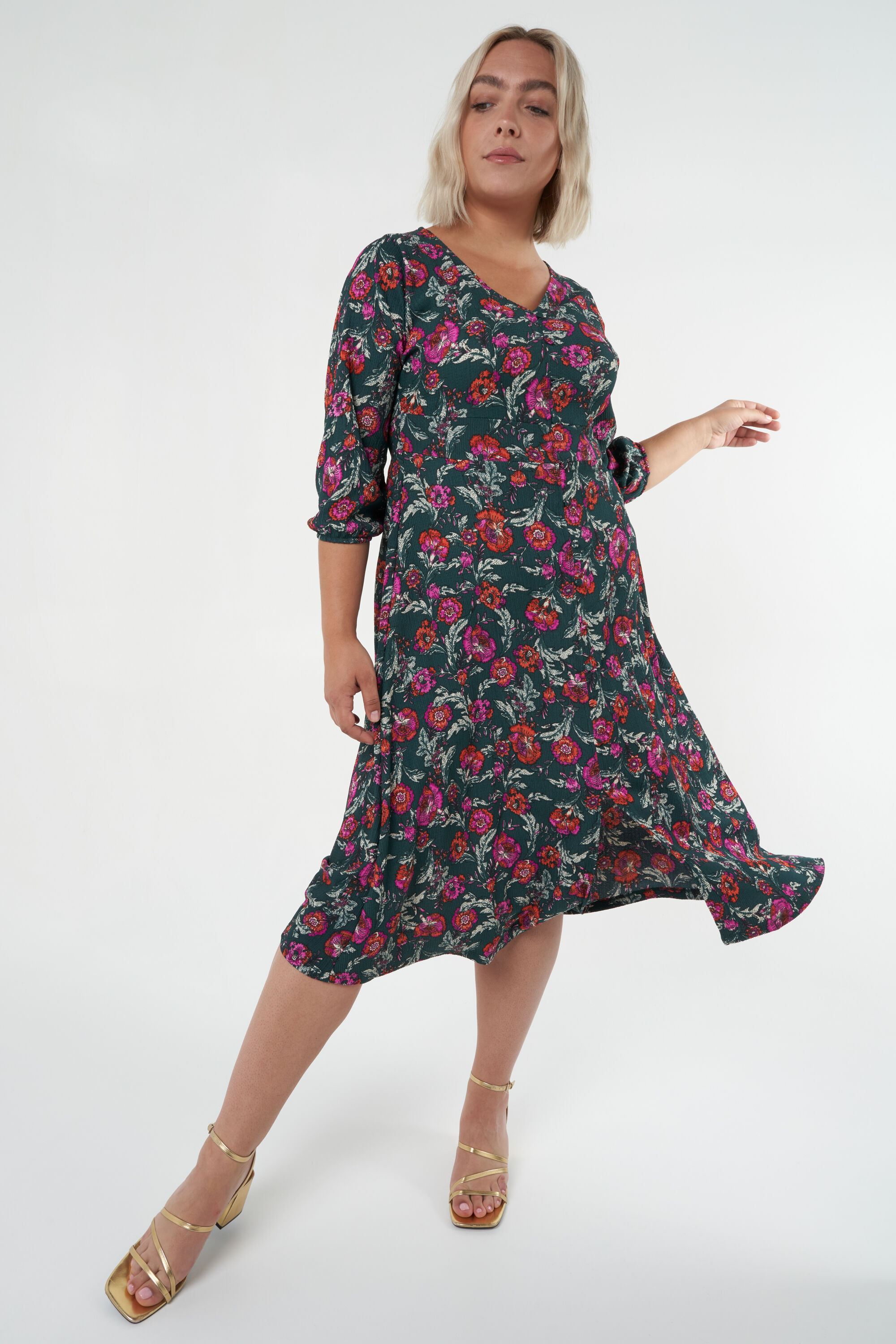 Robe avec imprimé new arrivals floral