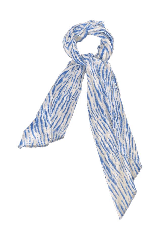 Une écharpe avec un imprimé teinture-au-nœud image number 1