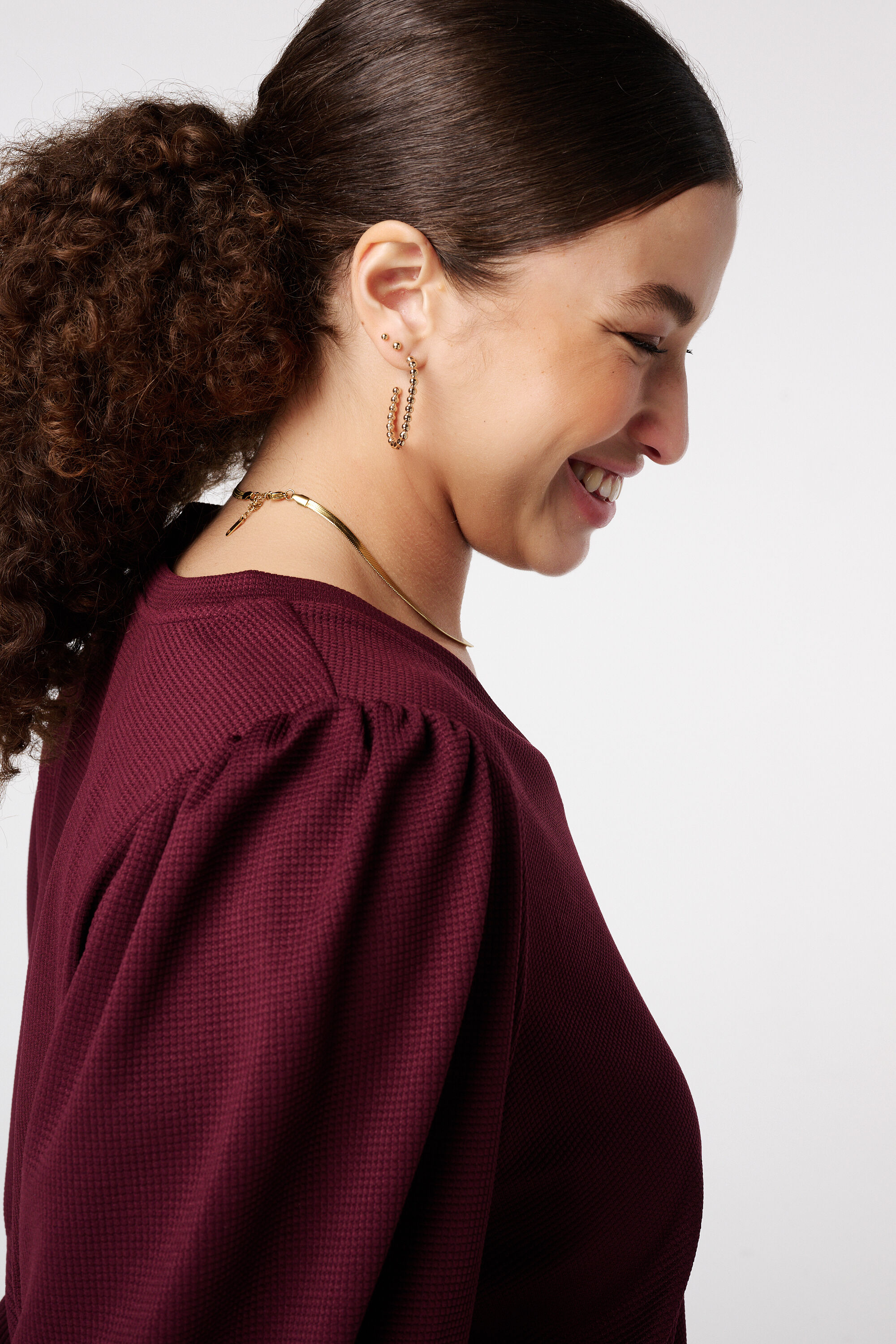 Top &agrave; manches bouffantes image number 4