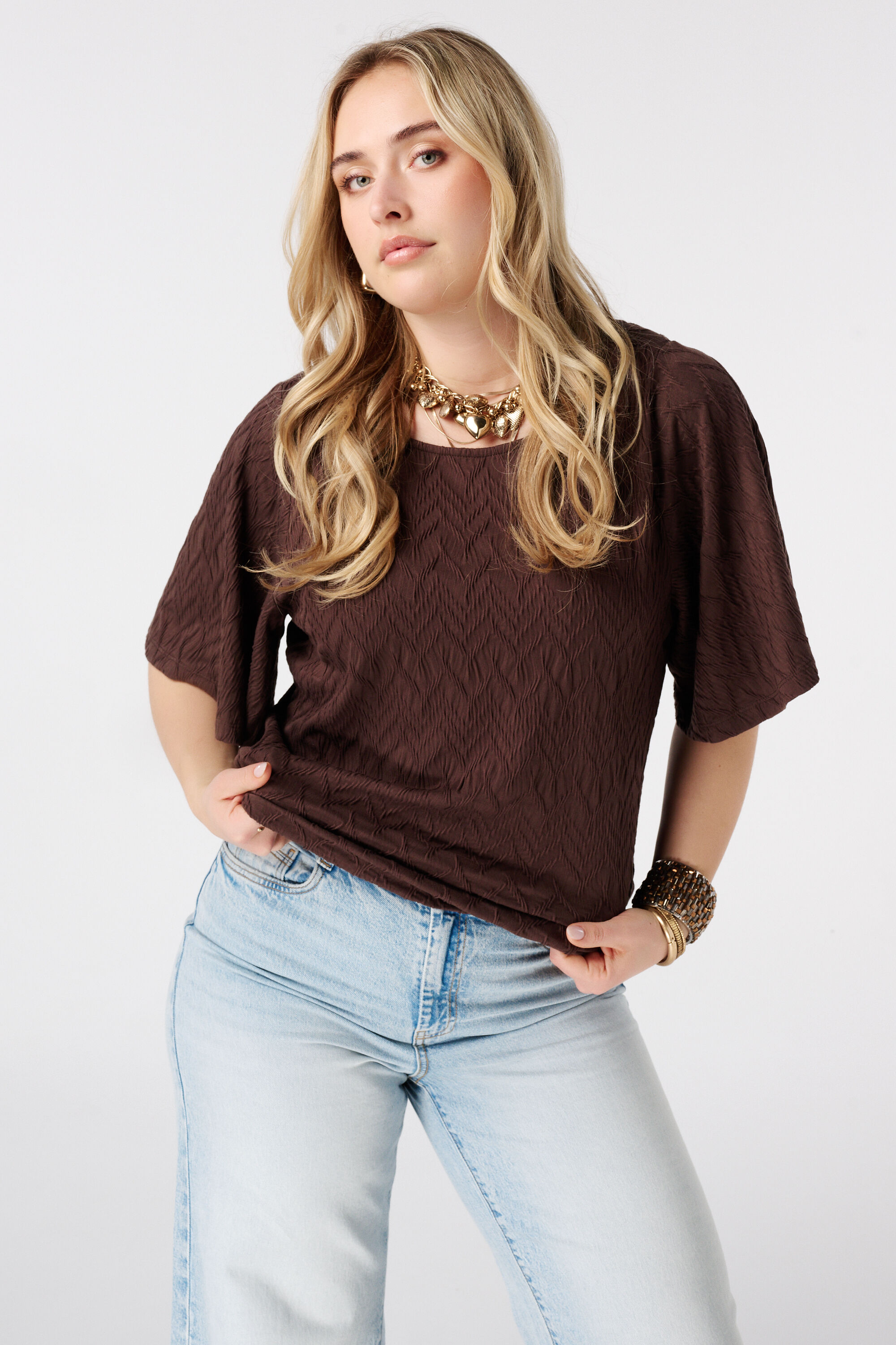 Top &agrave; encolure bateau image number 0