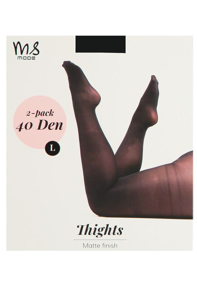 Pack de 2 Collants de base 40 deniers image number 1