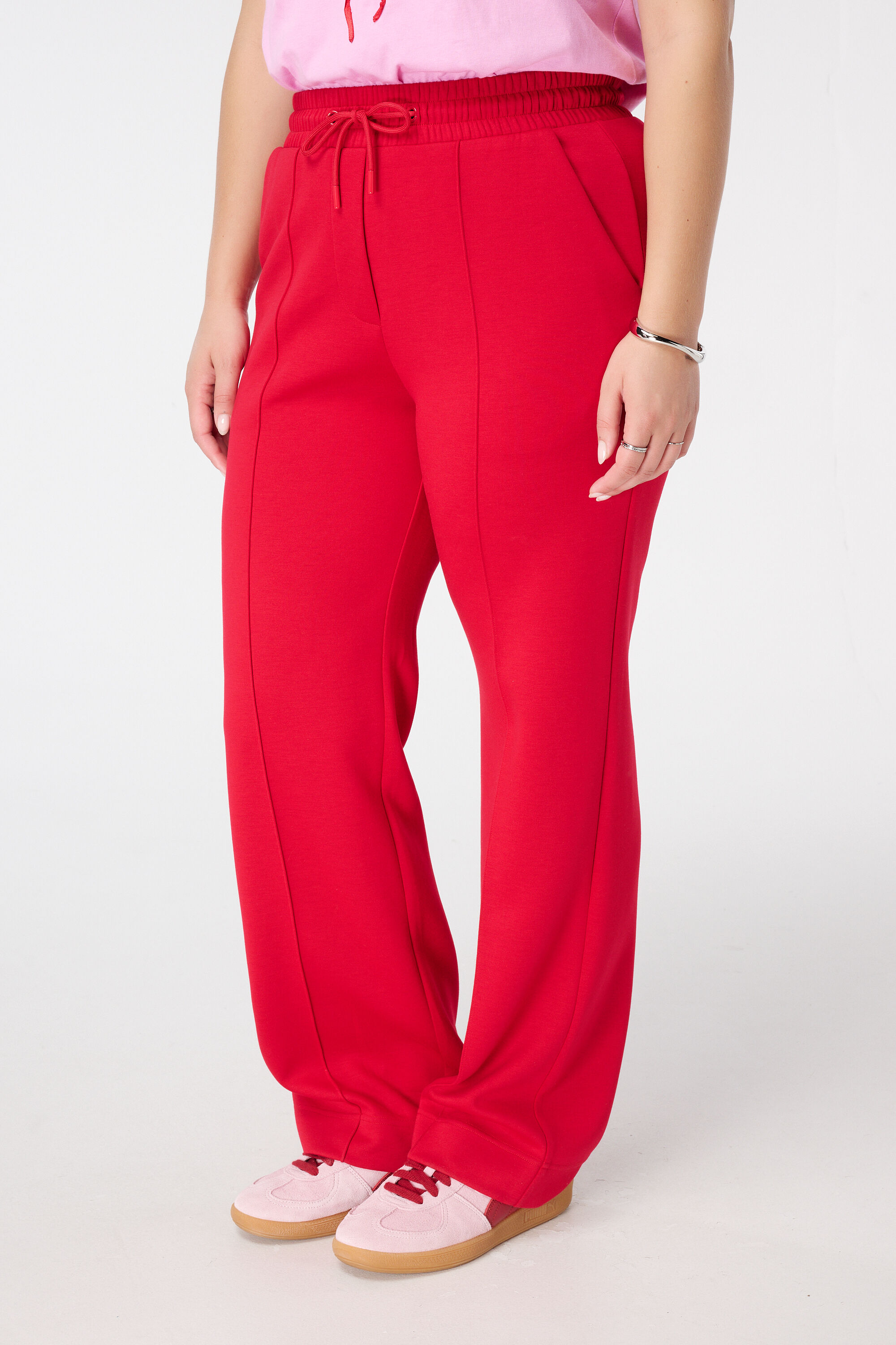 Pantalon avec coutures en panneaux image number 5