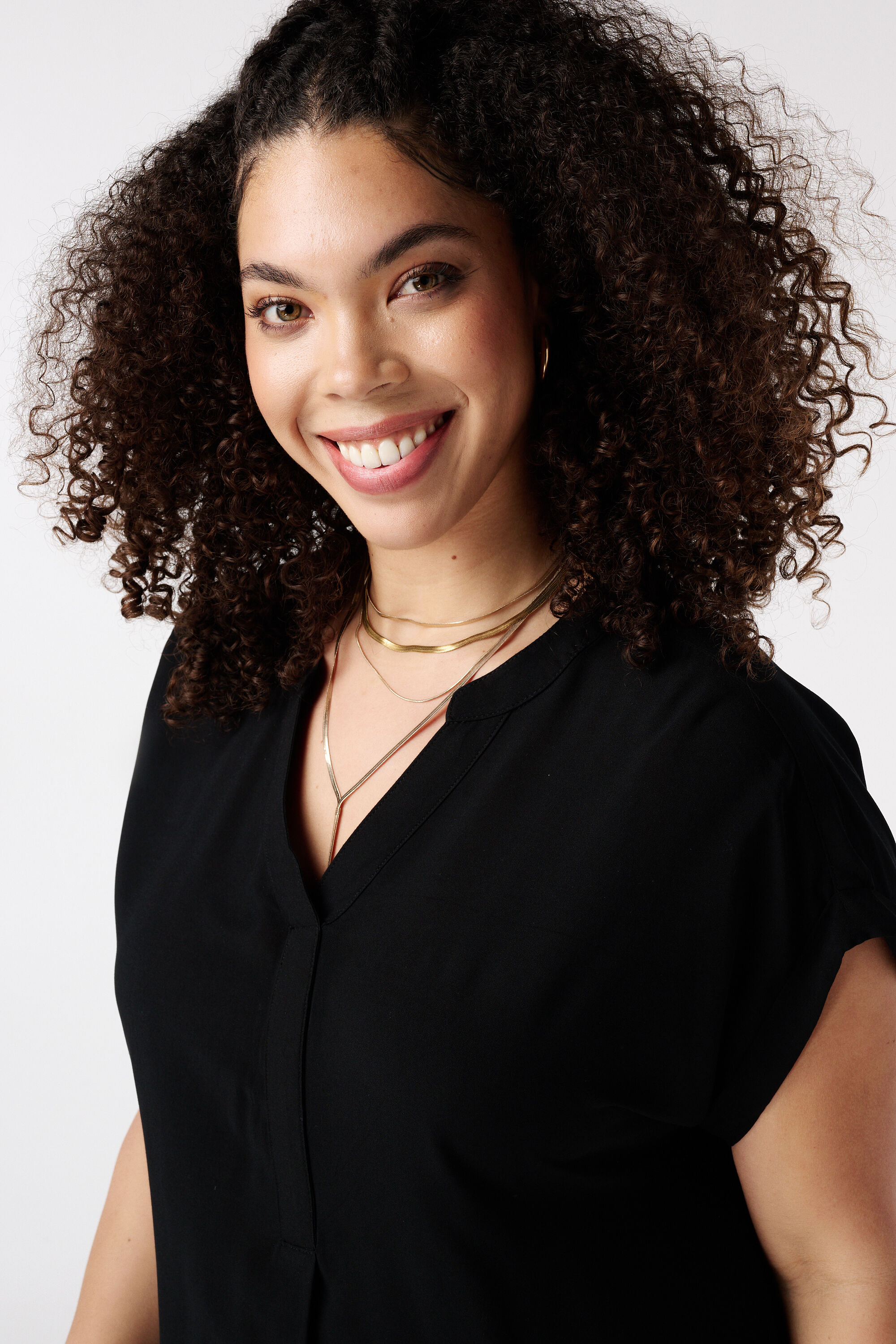 Robe &agrave; encolure en V image number 4