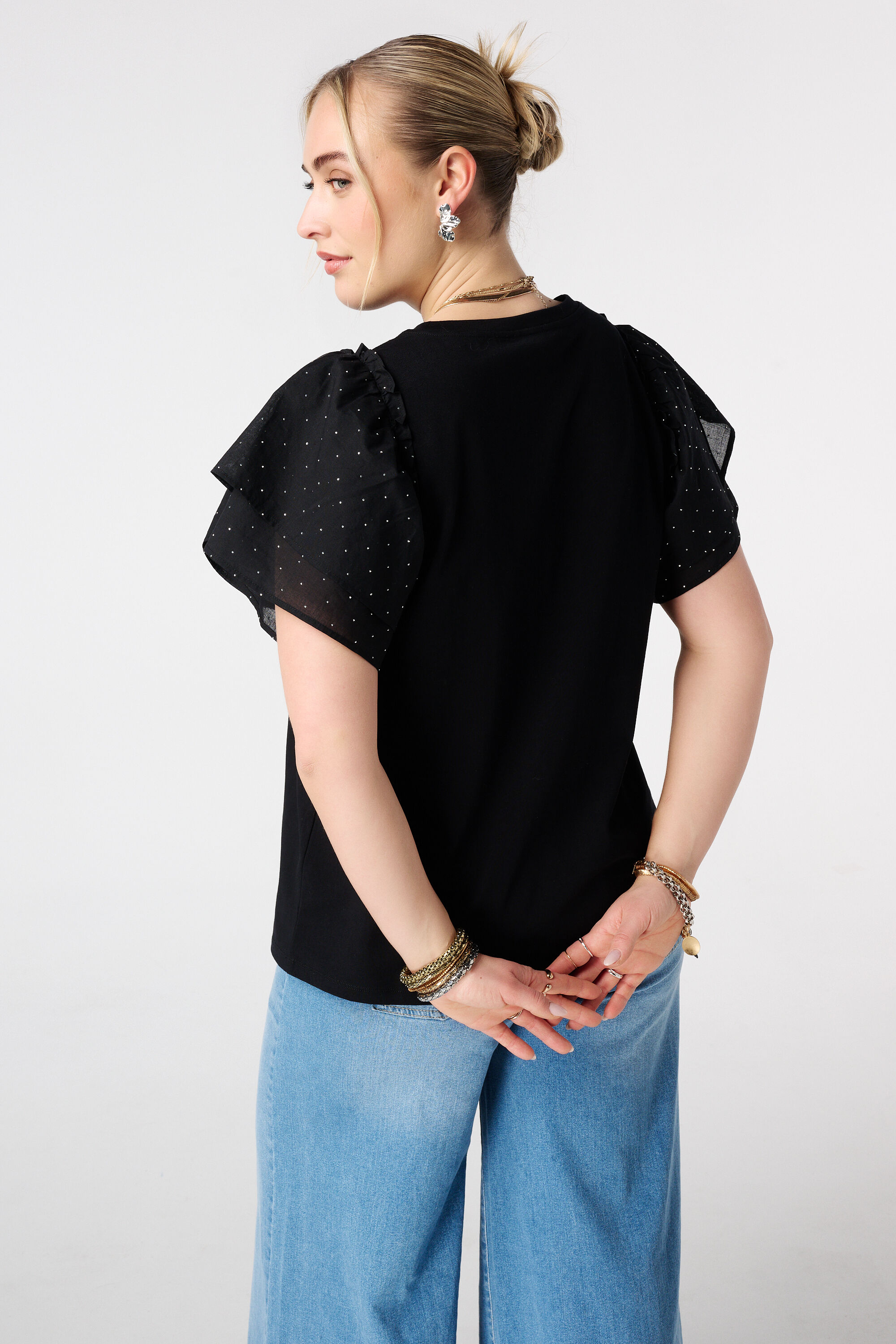 Top &agrave; manches papillon image number 3