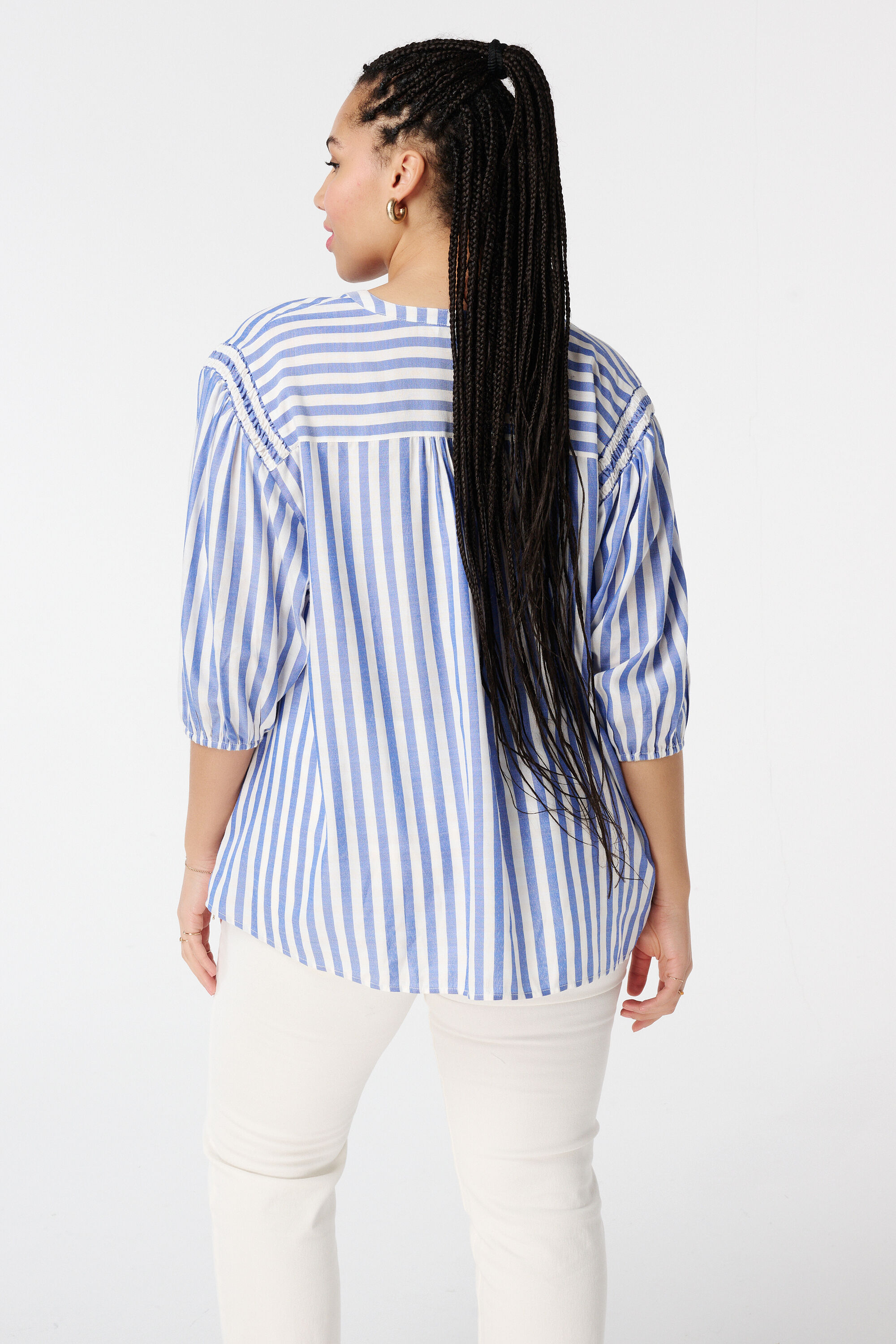 Chemisier &agrave; rayures image number 3