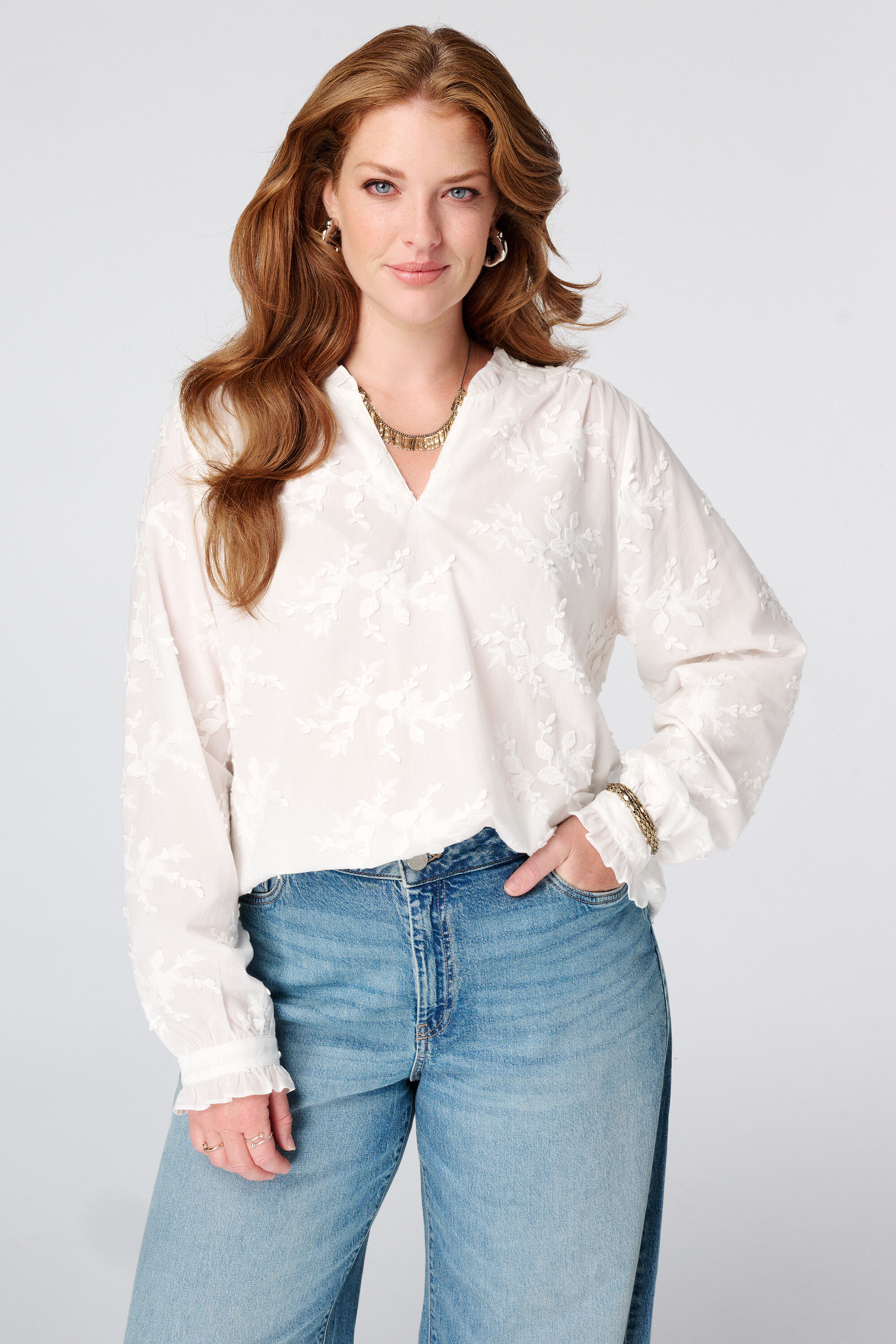 Blouse avec broderies image number 0
