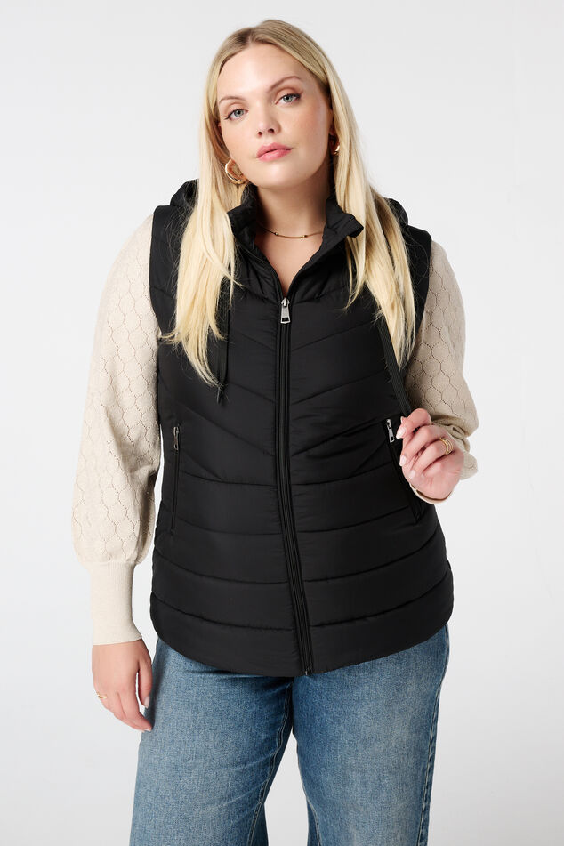 Gilet matelassé avec capuche image number 0