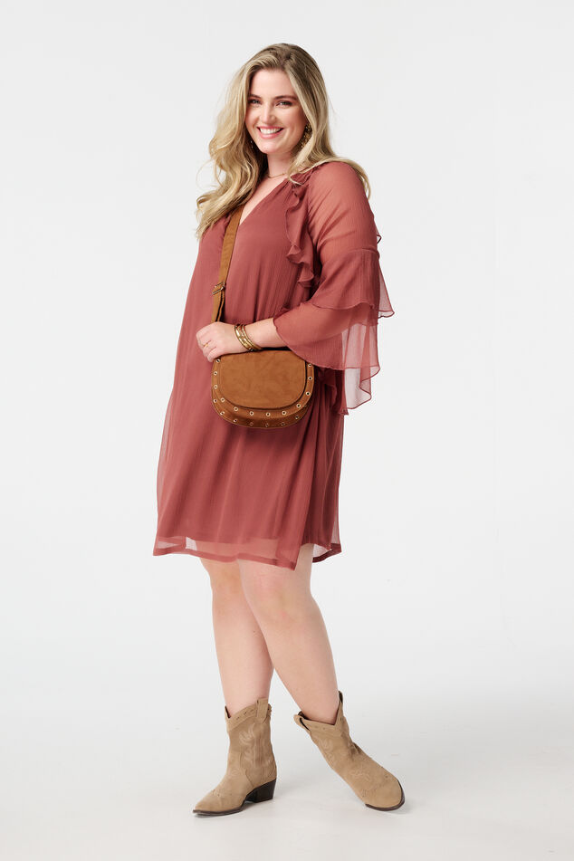 Sac bandoulière aspect daim image number 0