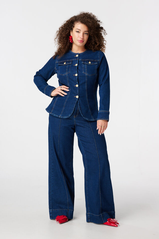 Veste en jean ajustée image number 5