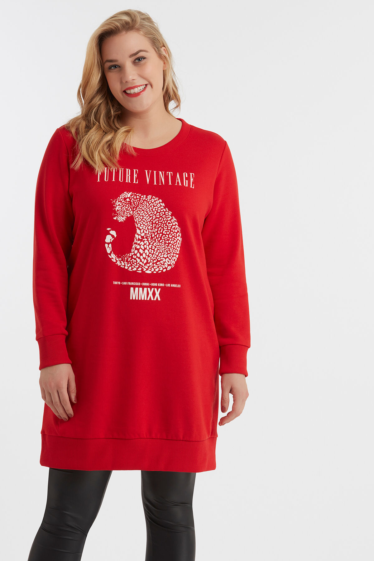 Robe pull imprim&eacute;e image number 3