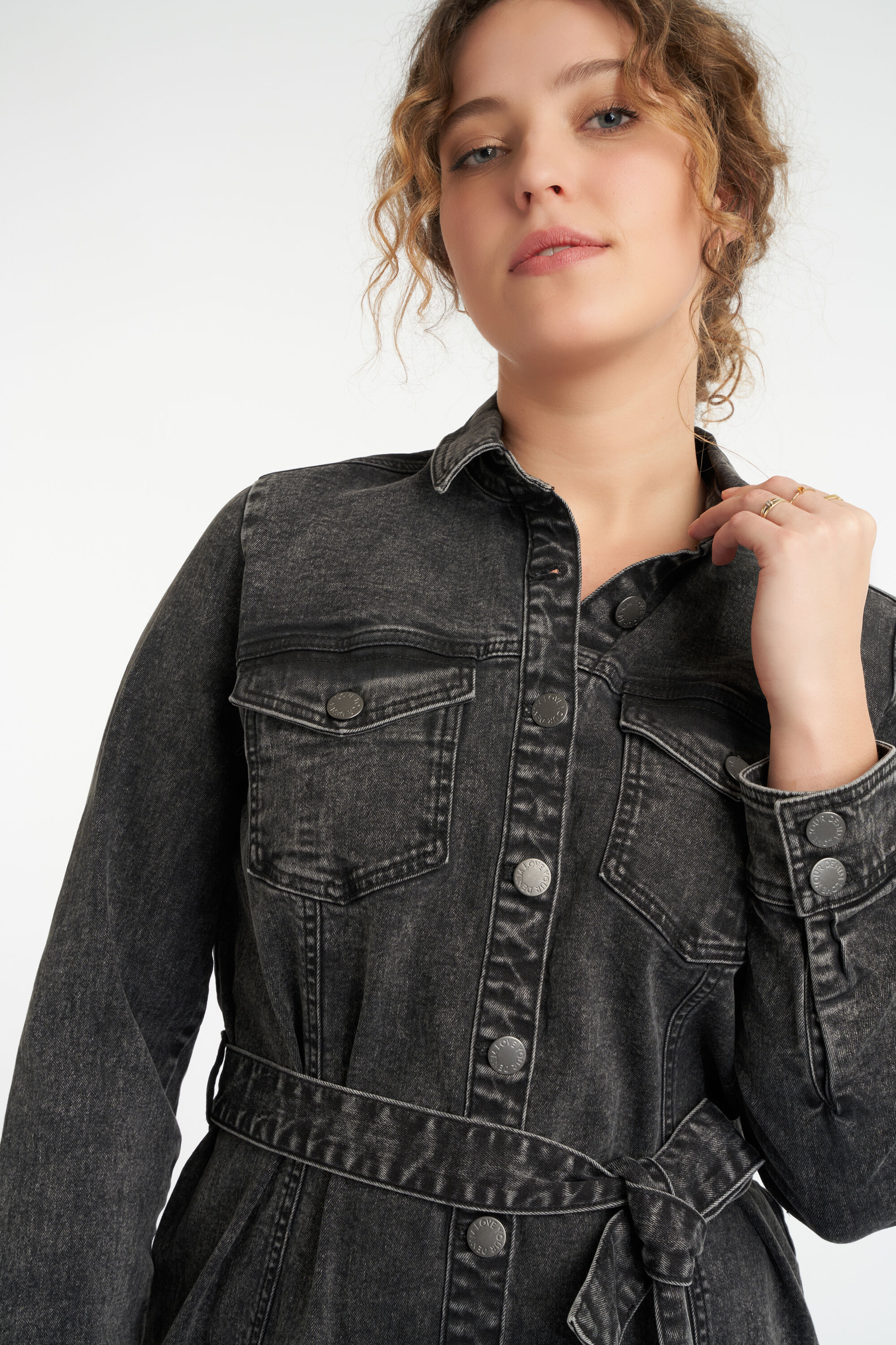 Robe en denim image number 4