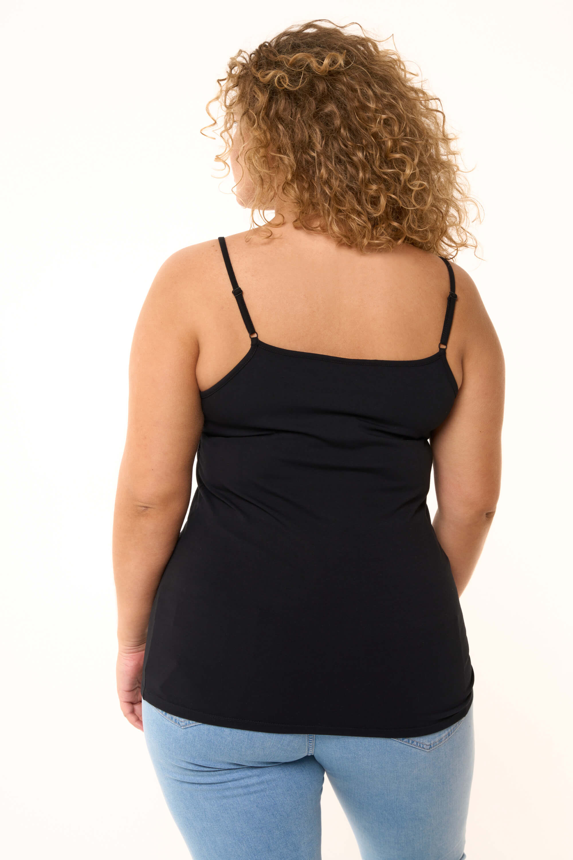  2 D&eacute;bardeur en coton avec bretelles spaghetti image number 3