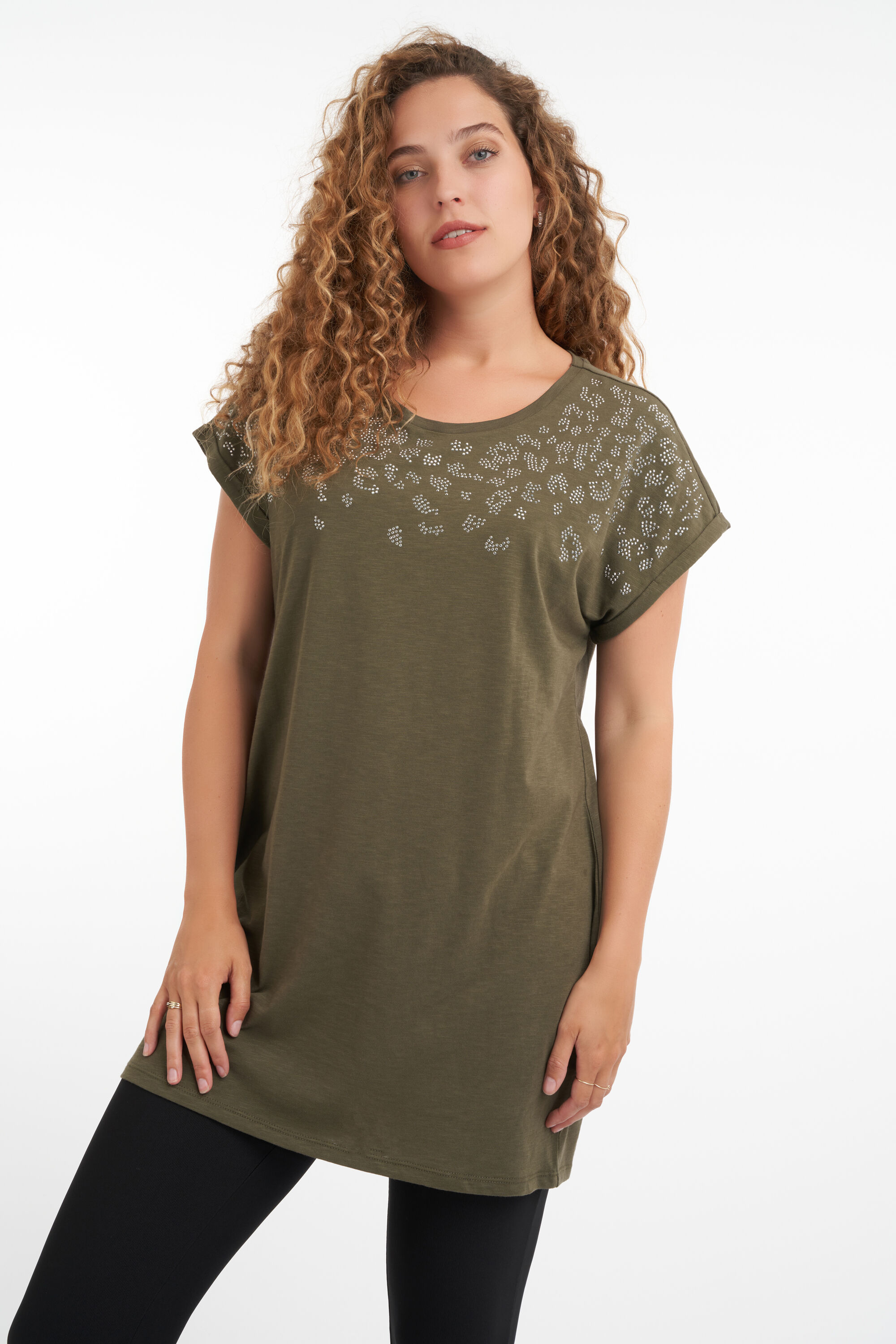 Haut long avec strass