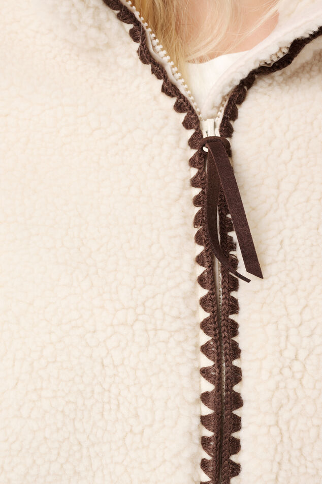 Veste Teddy avec fermeture éclair image number 6