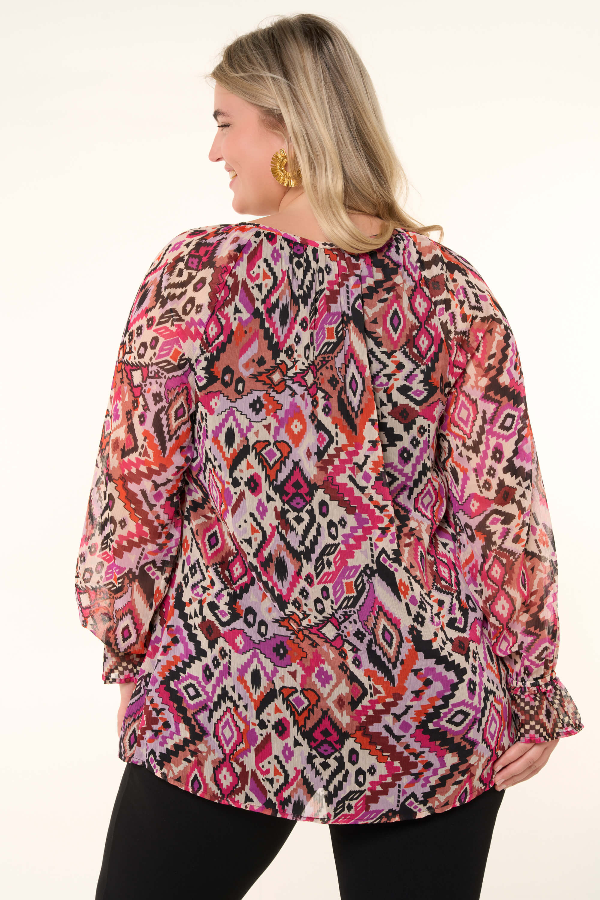 Chemisier &agrave; imprim&eacute; image number 4