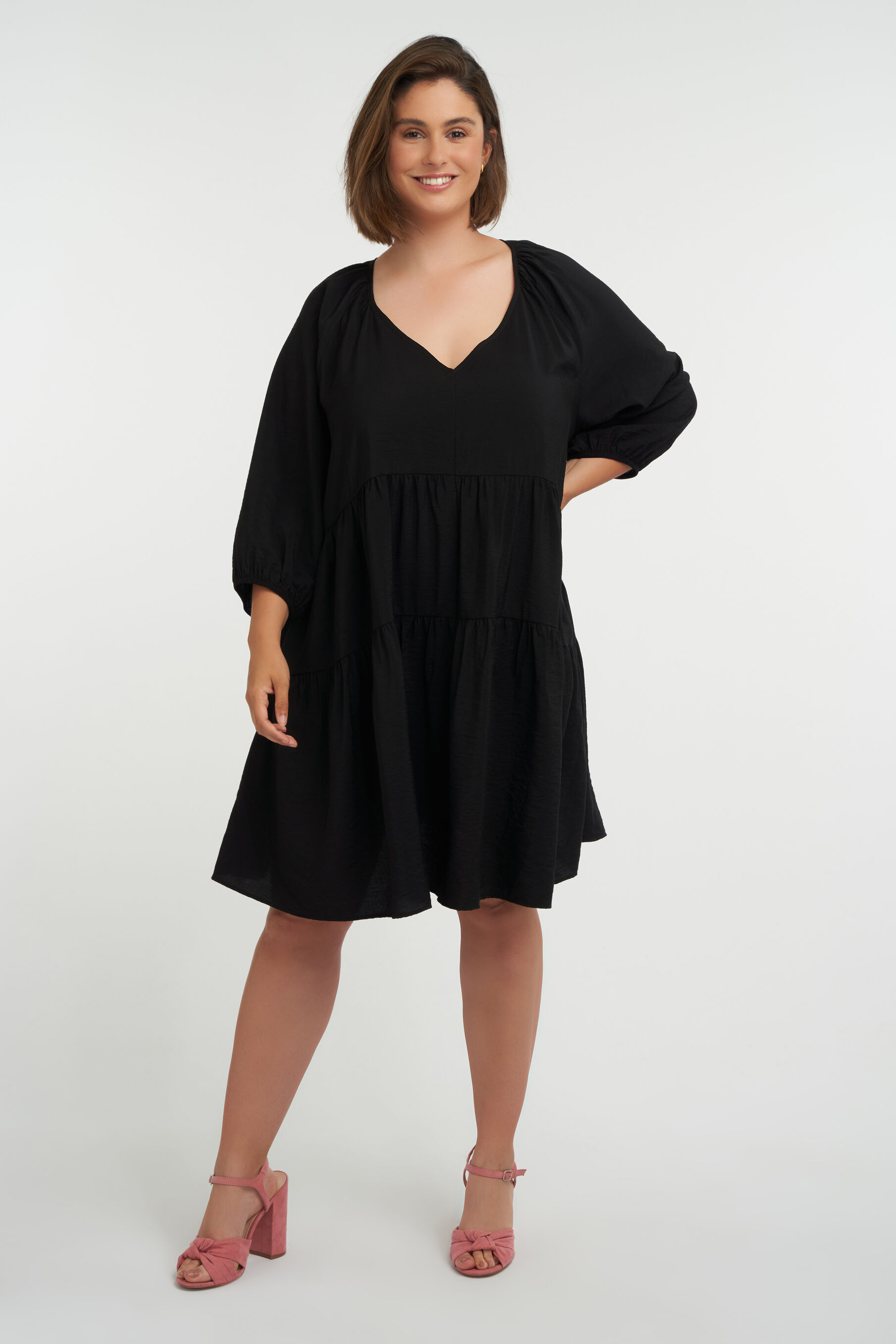 Robe coupe trap&egrave;ze  image number 7