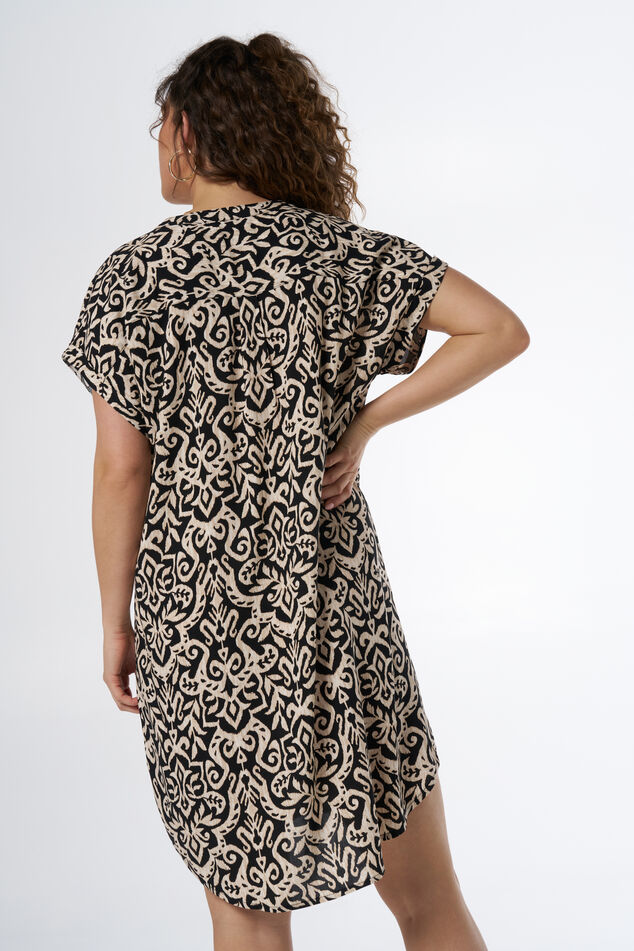Robe ample à imprimé image number 3