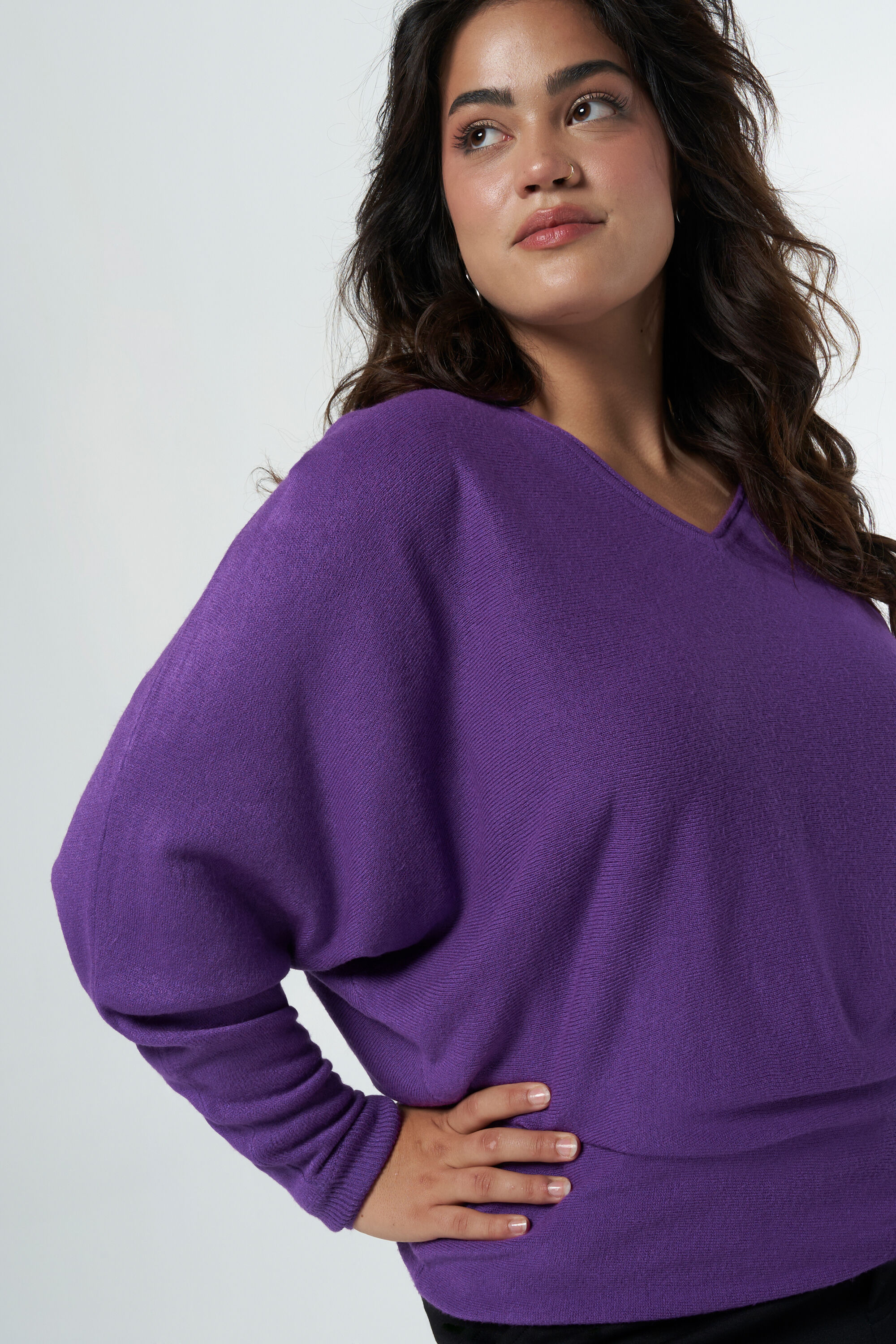 Pull &agrave; manches chauve-souris image number 4