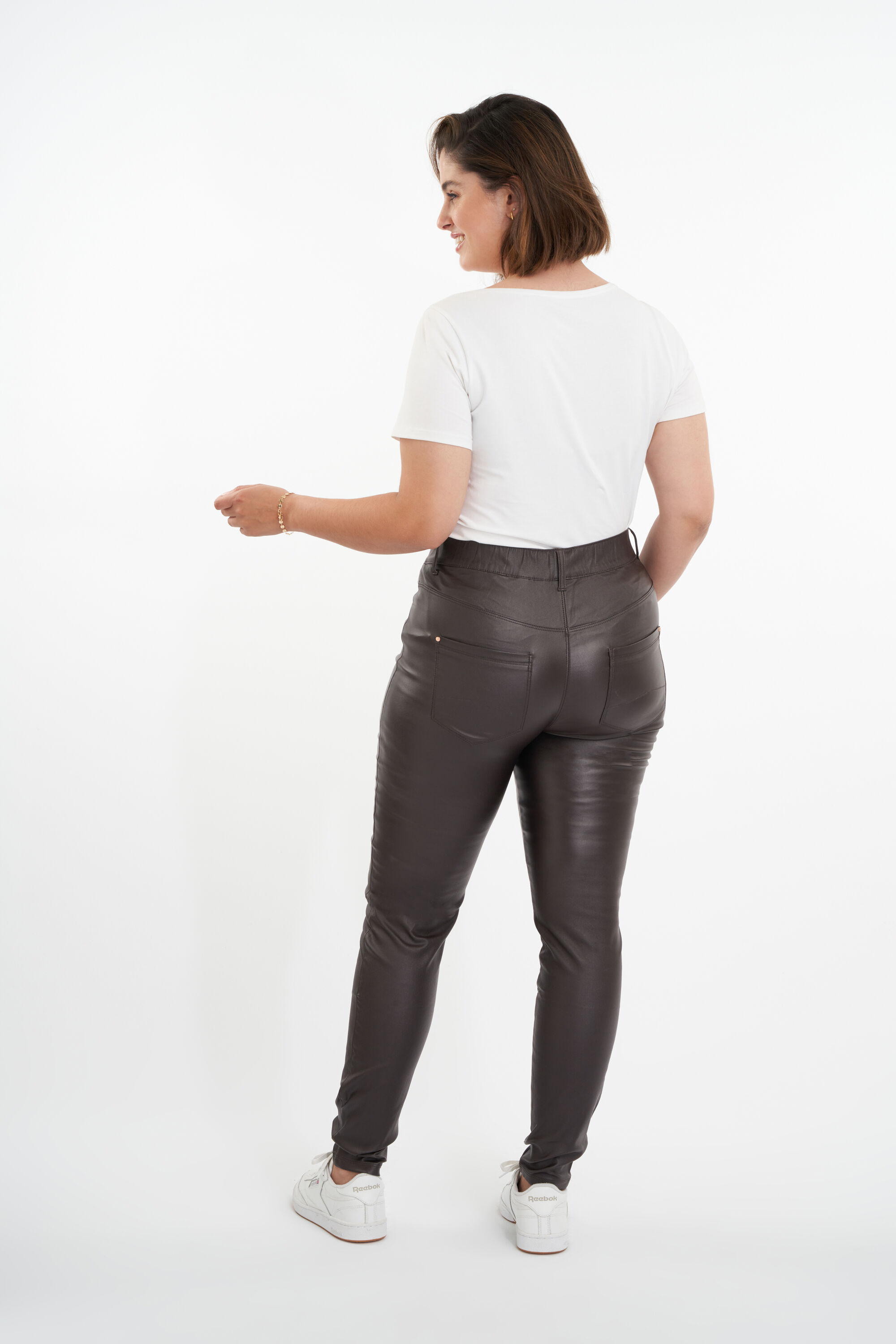 Tregging slim fit 32 inch POPPY  image number 4