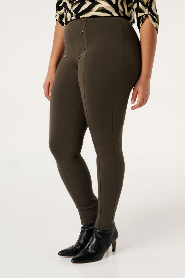 Treggings avec boutons dorés image number 4