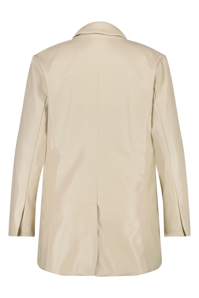 Blazer en similicuir image number 3