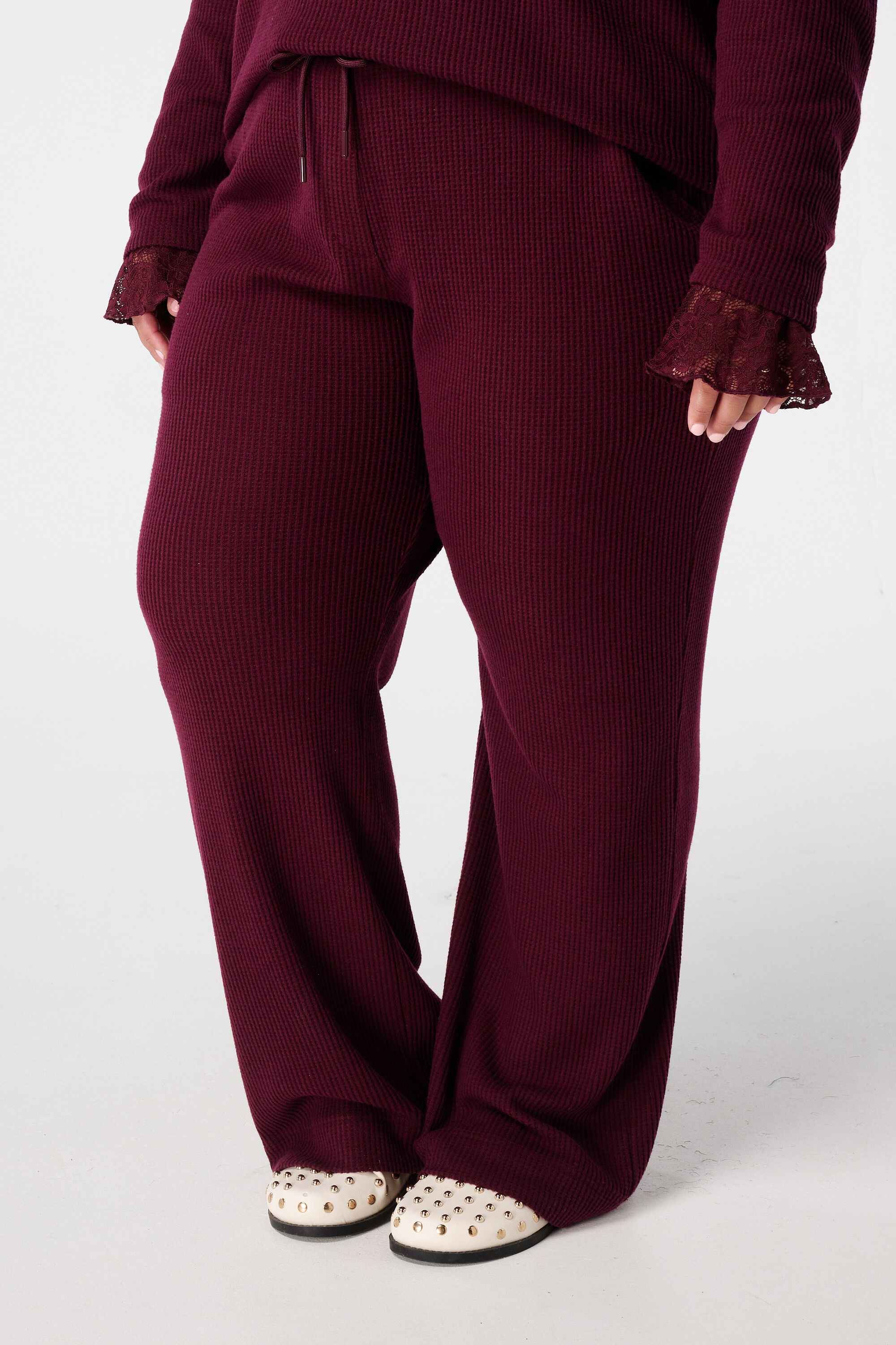 Pantalon droit &agrave; taille &eacute;lastique image number 5