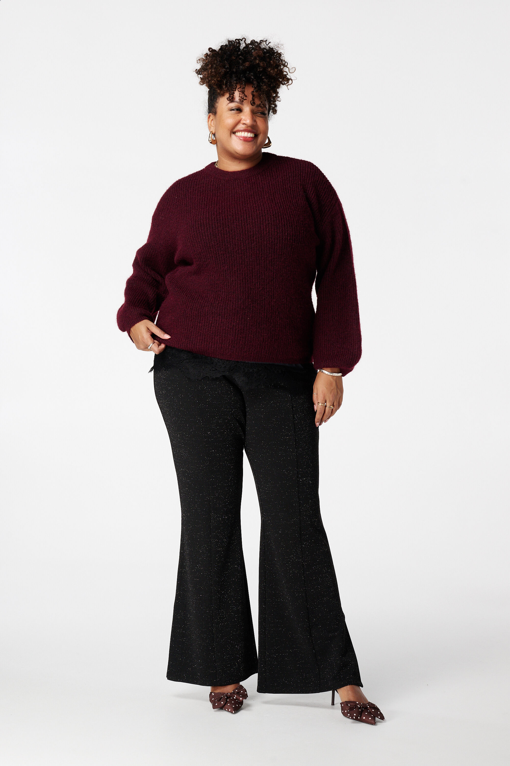 Tregging &eacute;vas&eacute; &agrave; paillettes