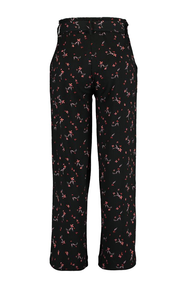 Pantalon large avec ceinture image number 3