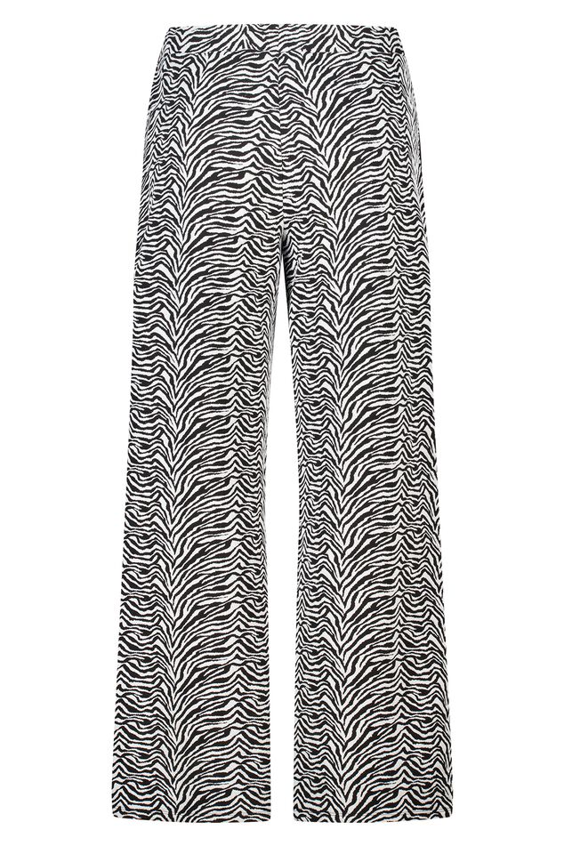Pantalon large à imprimé zèbre image number 2